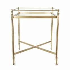 Florabelle - Side Table Antique Brass