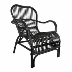 Florabelle - Seville Rattan Armchair Black