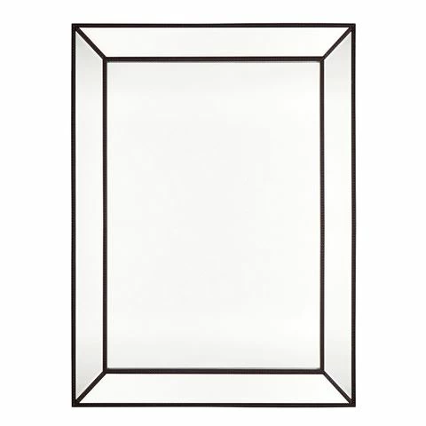 Cafe Lighting - Zeta Wall Mirror Large Black