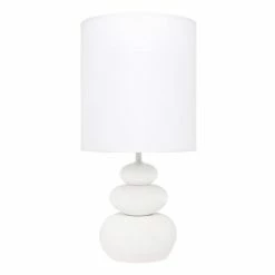 Cafe Lighting - Koa Table Lamp Ceramic White Matt
