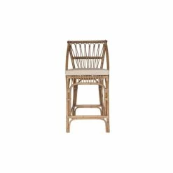 OneWorld - Cayman Rattan Barstool W/Footrest