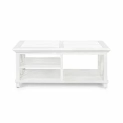 OneWorld - Sorrento Glass Coffee Table Large White
