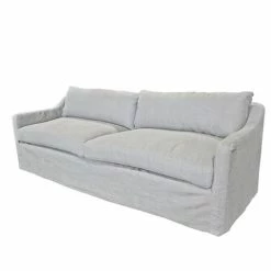 French Country - Dume Sofa Soft Grey Cotton