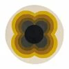 Orla Kiely - Sunflower Rug Yellow 200x200cm