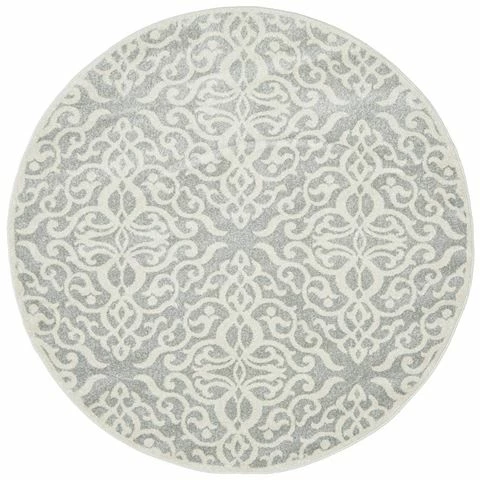 Tapete Rug - Chrome Lydia Rug Silver 150x150cm