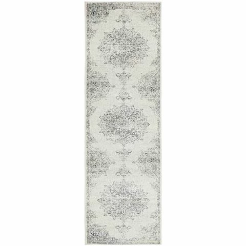 Tapete Rug - Chrome Rita Runner Rug Silver 500x80cm
