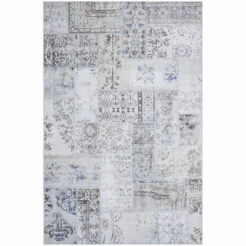 Tapete Rug - Illusions Patchwork Printed Rug Stone 280x190cm