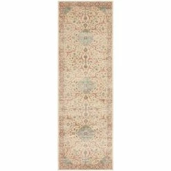 Tapete Rug - Legacy Aztec Runner Rug Beige 400x80cm