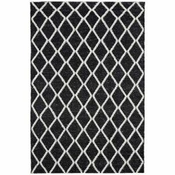 Tapete Rug - Huxley Hand Loomed Scandi Rug Black 280x190CM