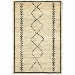 Tapete Rug - Kenya Jute Tribal Rug Neutral 280x190cm