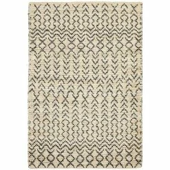 Tapete Rug - Kenya Jute Tribal Rug Black 225x155cm