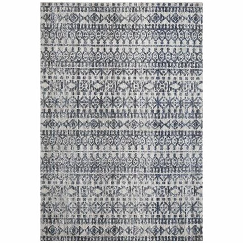 Tapete Rug - Levi Table Tufted Tribal Rug Charcoal 400x300cm
