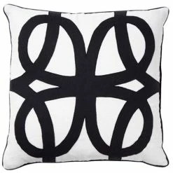 Paloma - Linen Thea Black 50x50cm