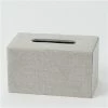 Pilbeam - Aura Rectangular Tissue Box Holder Grey