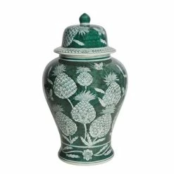 Florabelle - Thistle Porcelain Ginger Jar Large