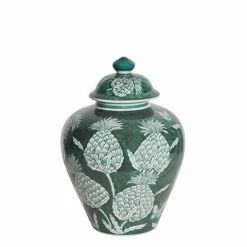 Florabelle - Thistle Porcelain Ginger Jar Small