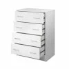 Artiss - Tallboy 4 Drawers Storage White