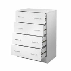 Artiss - Tallboy 4 Drawers Storage White