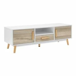 Artiss - Wooden Entertainment Unit White & Wood