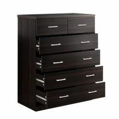 Artiss - Tallboy 6 Drawers Storage Walnut