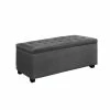 Artiss - Large Fabric Storage Ottoman Grey
