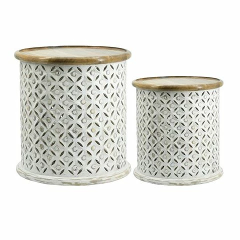 Dasch - Jali Cutting Side Tables 2pc
