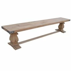 Urban Styling - Gloriosa Dining Bench 230cm Honey Wash