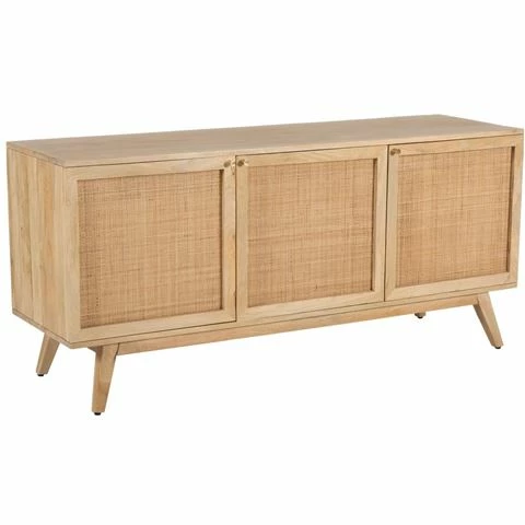 Urban Styling - Olearia Buffet Table 150cm 3 Door Natural