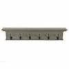 Nova Solo - Halifax 6 Hook Coat Rack Grey Brown