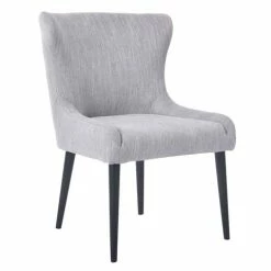 Cafe Lighting - Spade Black Dining Chair Grey