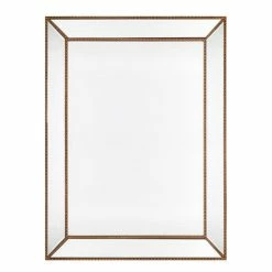 Cafe Lighting - Zeta Wall Mirror Large Antique Gold