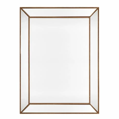 Cafe Lighting - Zeta Wall Mirror Large Antique Gold