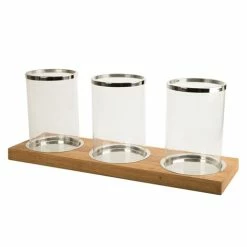 Luxe By Peter's - 3 Hurricane Lamp Candle Holder 100cm