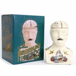 Luxe By Peter's - Phrenology Head Storage Jar Large 31cm