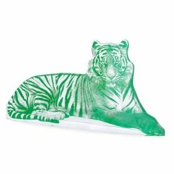 Jonathan Adler - Acrylic Tiger Sculpture Green