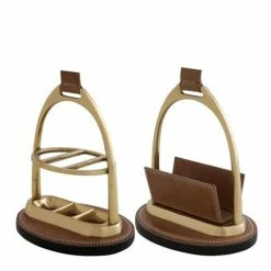 Vandenberg - Desk Marquise Brass Set 2pce