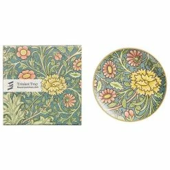 V&A V & A - Double Bough Round Porcelain Trinket Tray 13cm