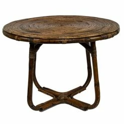 Florabelle - Lilo Table Round Rattan Antique