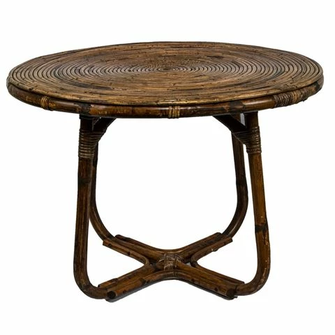 Florabelle - Lilo Table Round Rattan Antique
