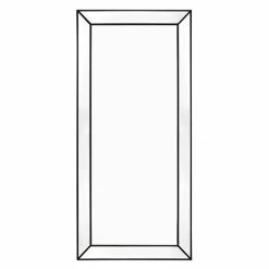 Cafe Lighting - Zeta Floor Mirror Black