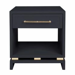 Cafe Lighting - Pearl Bedside Table Small Black
