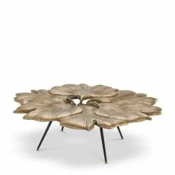 Vandenberg - Coffee Table Ginkgo Vintage Brass Finish