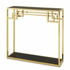 Vandenberg - Console Table Morris Gold Finish